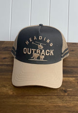 Charcoal & Tan Cap